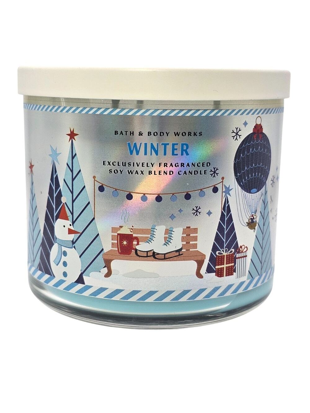 Bath & Body Works Winter 14.5 Oz 3-Wick Candle NWT Soy Wax Blend Holiday Decor